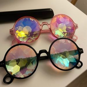 Kaleidoscope Rave Glasses